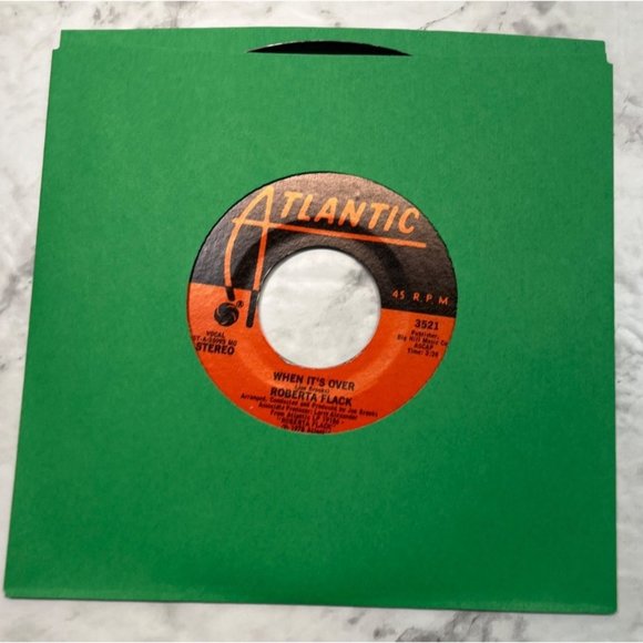 Roberta Flack Come Share My Love / When It's Over 45 Soul Atlantic 3521 - Picture 5 of 6